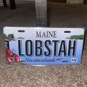 Maine Lobstah Vacationland ME License Plate Collectible Brand New In Packaging S